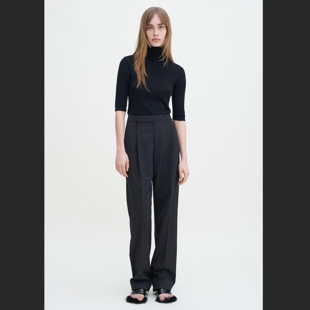 Filippa K Julie Trousers Black Sz 38